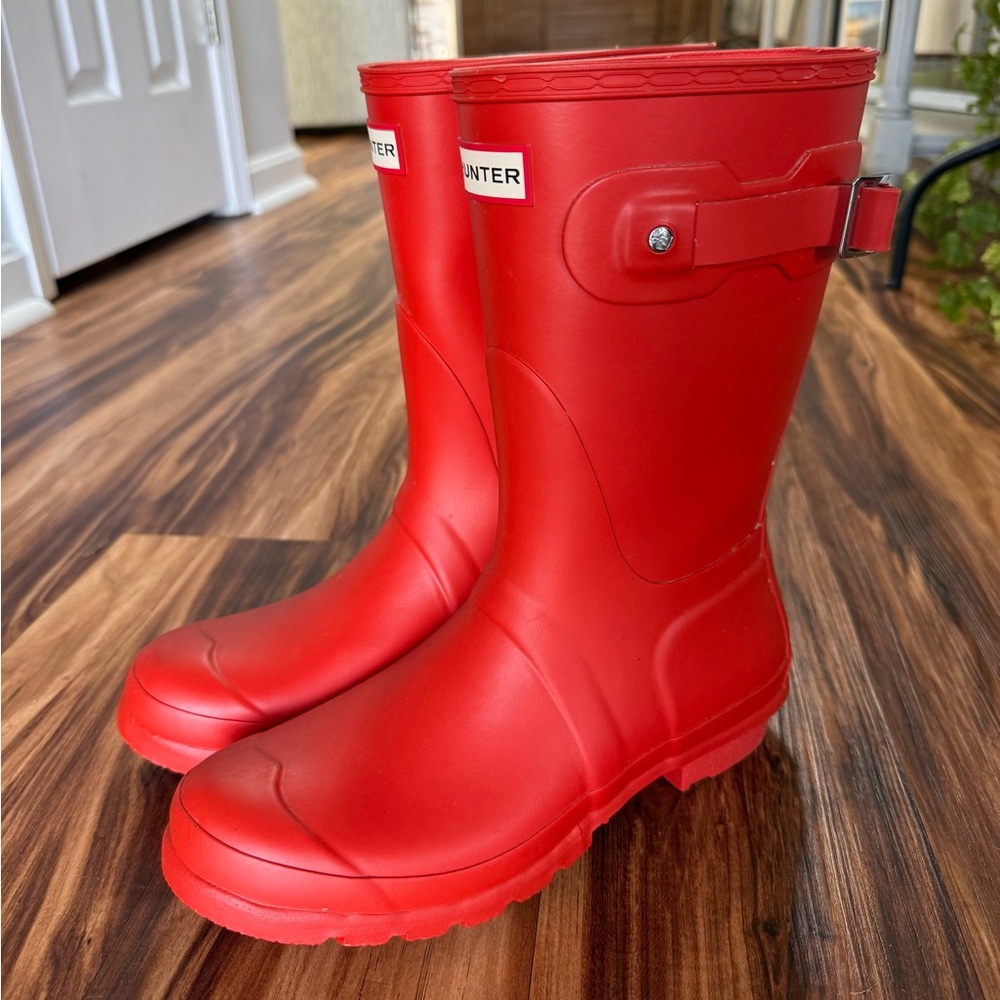 Hunter Boots Red Size 9